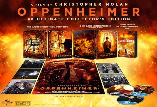 Oppenheimer Ultimate Collector's Edition [4K Ultra HD] [2023] [Blu-ray] [Region Free] [4K UHD] image 3