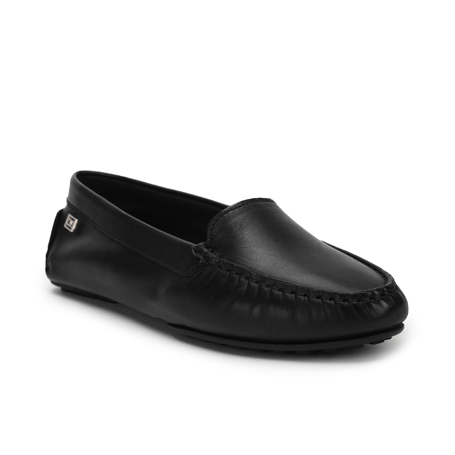 Tommy Hilfiger Leather Solid Black Women Flat Moccasin (F23HWFW142) Size- 40 (B0CKWDT8CR) Amazon Price History, Amazon Price Tracker