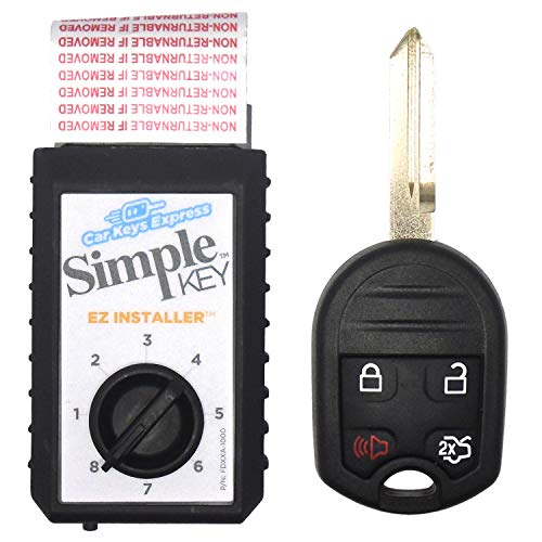 Car Keys Express Simple Key 4 Button Edge for Ford