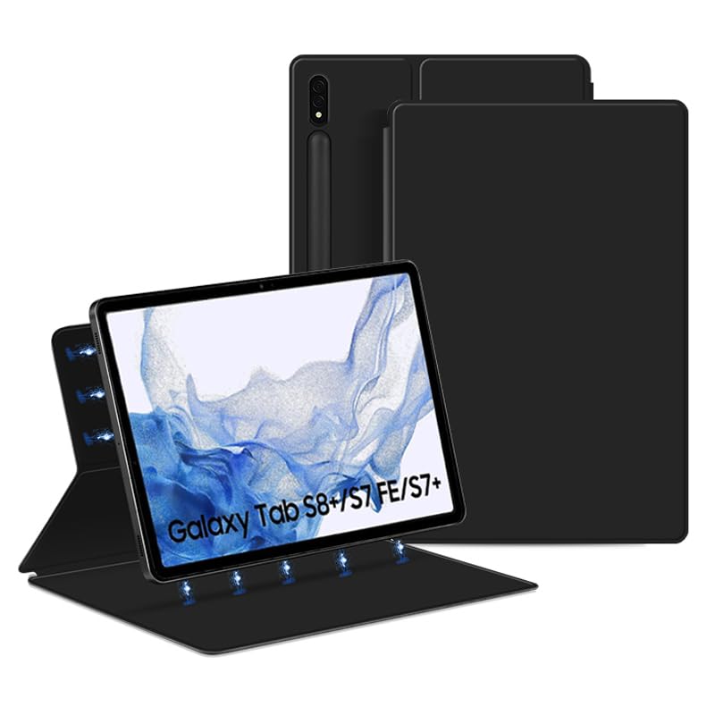 iPadアクセサリー samsung tab s8 plus Amazon.com: QYiiD Magnetic Case for Galaxy Tab S8 Plus 12.4