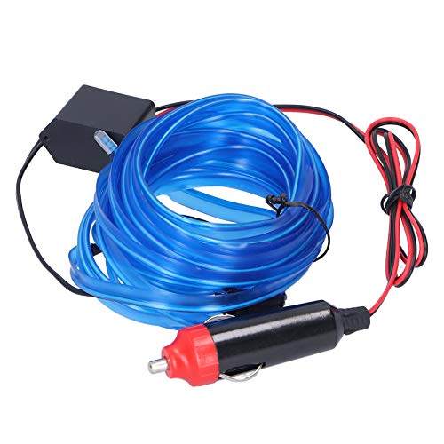 5m / 16.4ft Auto LED Bande Allume-Cigare Drive Lumineux Ambient Voiture Intérieur Lumière DC 12V (Bleu) Bande LED Automatique Voiture lumière ambiante...