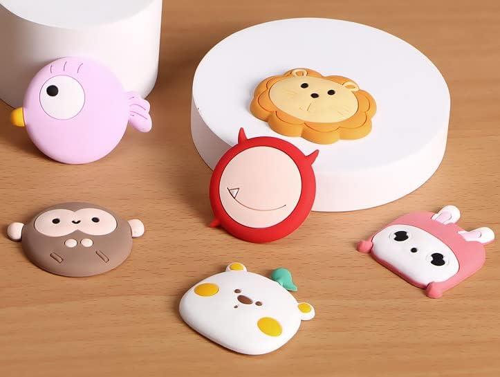 KIMEE 3D Cute Dog Door Stopper Wall Protector, Self Adhesive Silicone Bumper, No Noise Anti Collision Door Stop, Wall Guard Sticker, Reusable Soft Cushion Door Stopper for Home Office-picture-12
