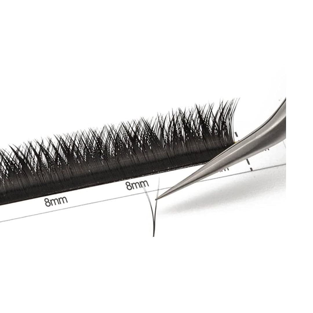 Kaşmir Kirpik V 0.07 mm C kıvrım 10 numara tek boy kutu