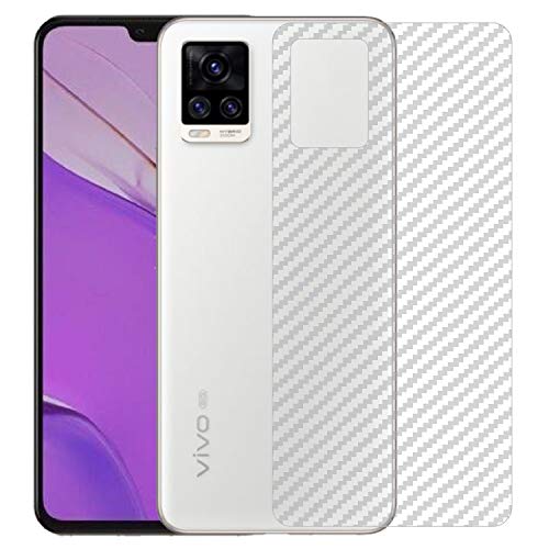 Image of Compatible with Vivo V20 Pro Back Screen Protective Film Carbon Fiber Skin Transparent Screen Guard Sticker