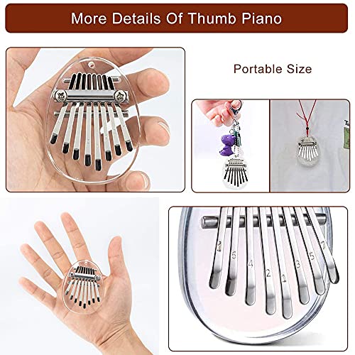 Mini Kalimba 8 Touches, Piano A Pouces Kalimba, Kalimba Professionnel, Kalimba Transparent, Piano A Pouce Professionnel… - Les Beatles, Paul McCartney, John Lennon, RIngo Starr, George Harrison Mini Kalimba 8 Touches, Piano A Pouces Kalimba, Kalimba Professionnel, Kalimba Transparent, Piano A Pouce Professionnel… – Image 5