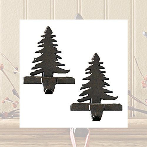 Park Designs Fir Tree Iron Stocking Hanger - Set of 2