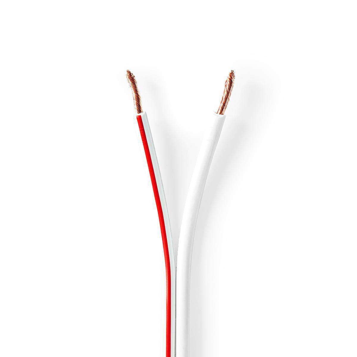 NEDIS - Cavo per altoparlante, 2 x 2,5 mm2, 25 m, colore: Trasparente