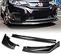 Stay Tuned Performance PU/669/PCF Carbon Fiber Print Front Bumper Body Kit Lip 3PCS Compaitble with 2014-2017 FIT