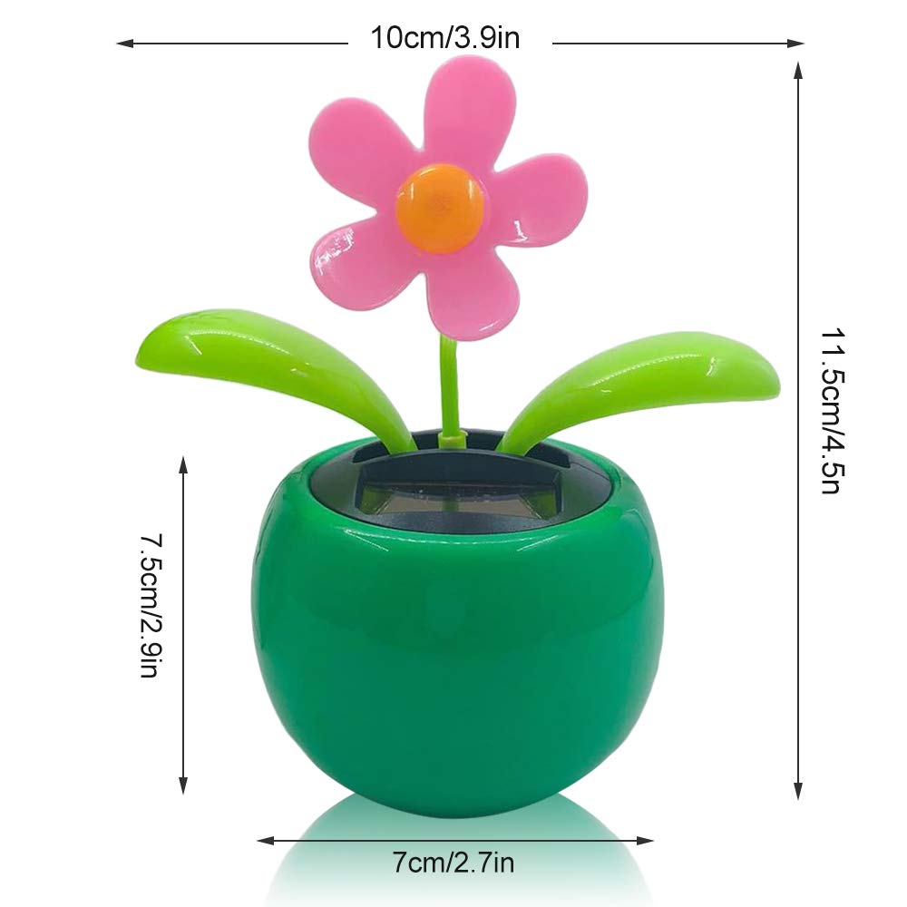 Fiori Solari Danzanti Girasole: Decorazione A Onda Per Scrivania, Auto, Giocattolo Didattico Energia Solare