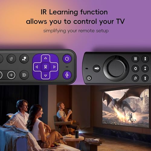 Image of ETZIN Wireless Remote, Universal Remote Control, 2.4g Remote Control with Air Mouse, Mini Keyboard with 58 Keys, 34h Working Time, Type-C Rechargeable Remote, IR rem-ote, Voice Assistant EPL-1536WA