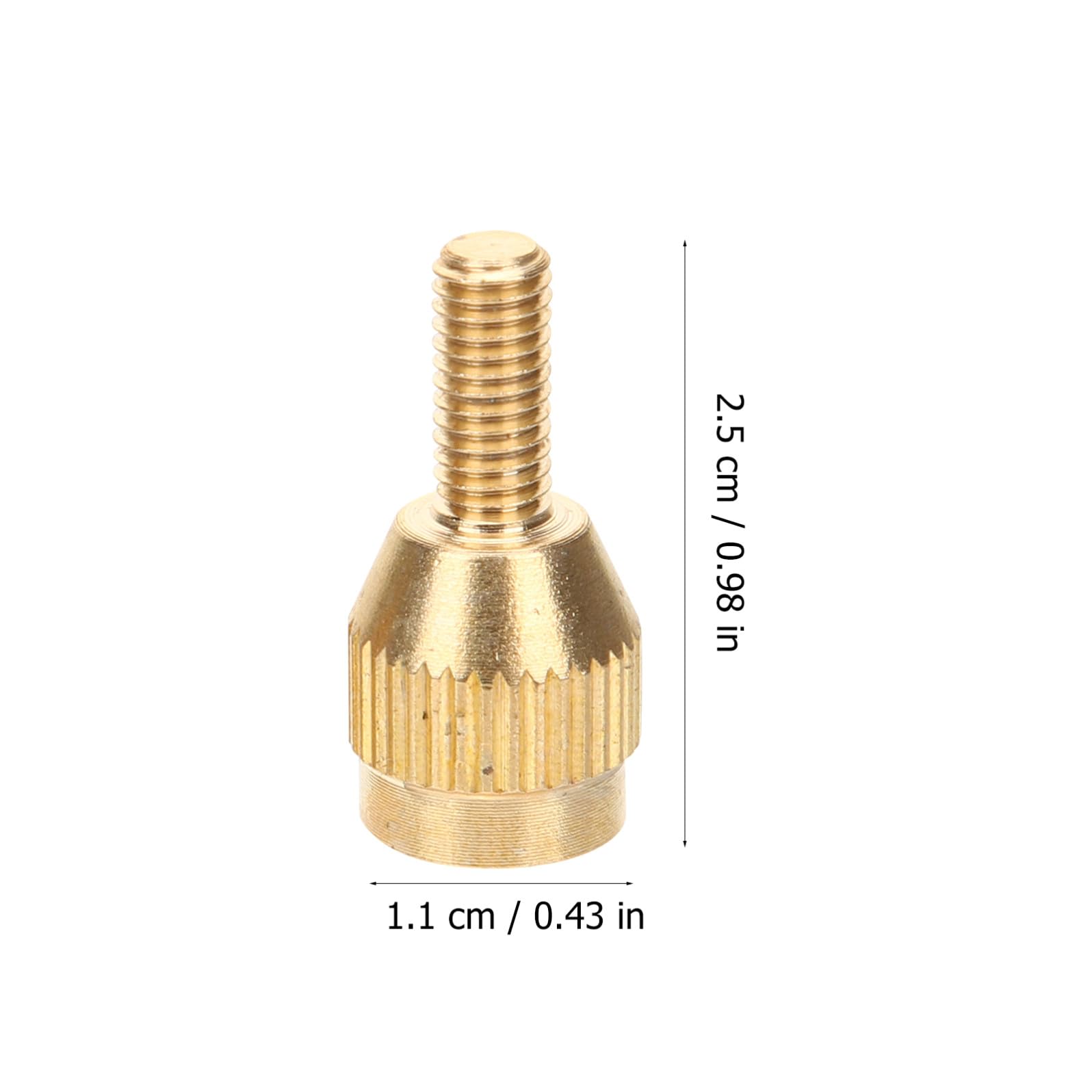 TOYANDONA 4 Set sassofono strumenti musicali micro viti vite del ricevitore del manico del sax sostituzione della vite del sax di ricambio per il collo del miniatura strumento abcd