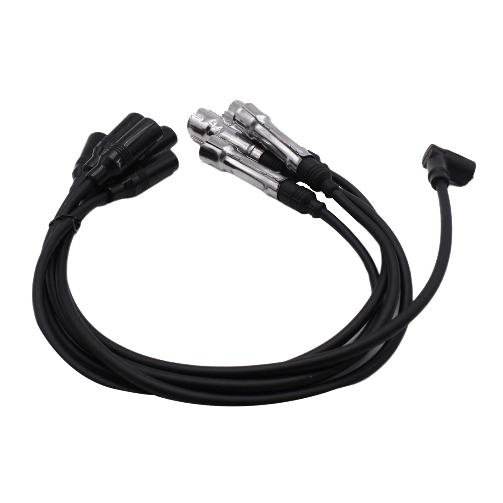 LOOM TREE® Ignition Spark Plug Set For Cabrio Beetle Golf Jetta 1993-1999 893 998 031B | 5 X Ignition Cable-image-36