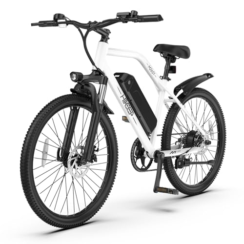 HiKeep Electric Dirt Bike for Adults - Peak 750W Electric Bikes, 20MPH, 48V/7.8Ah, 26 Inch All-Terrain Fat Tire Electric Motorcycle