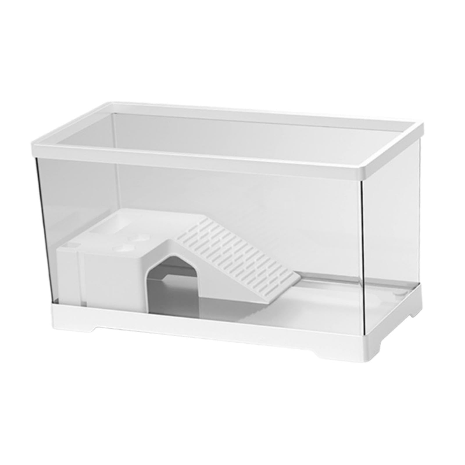 ＡＷＨＡＯ Tortuga Tanque Acuario Tortuga hábitat con hábitat Mascotas Accesorio, grande