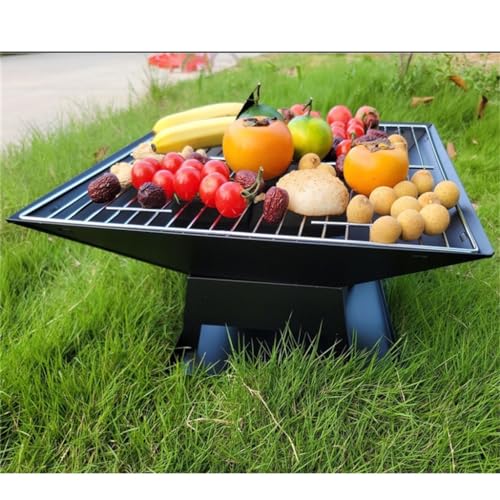 Estufa de carbón combinada para té y barbacoa en hogar abierto multifuncional 4