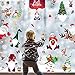 Joycabin 169 pezzi Stickers Adesivi Natale, Vetrofanie Natale Statici Rimovibile per Vetrine Finestre, Adesivi Vetro di Fiocco di Neve, DIY Decorazioni Natalizie Riutilizzabile per Vetro