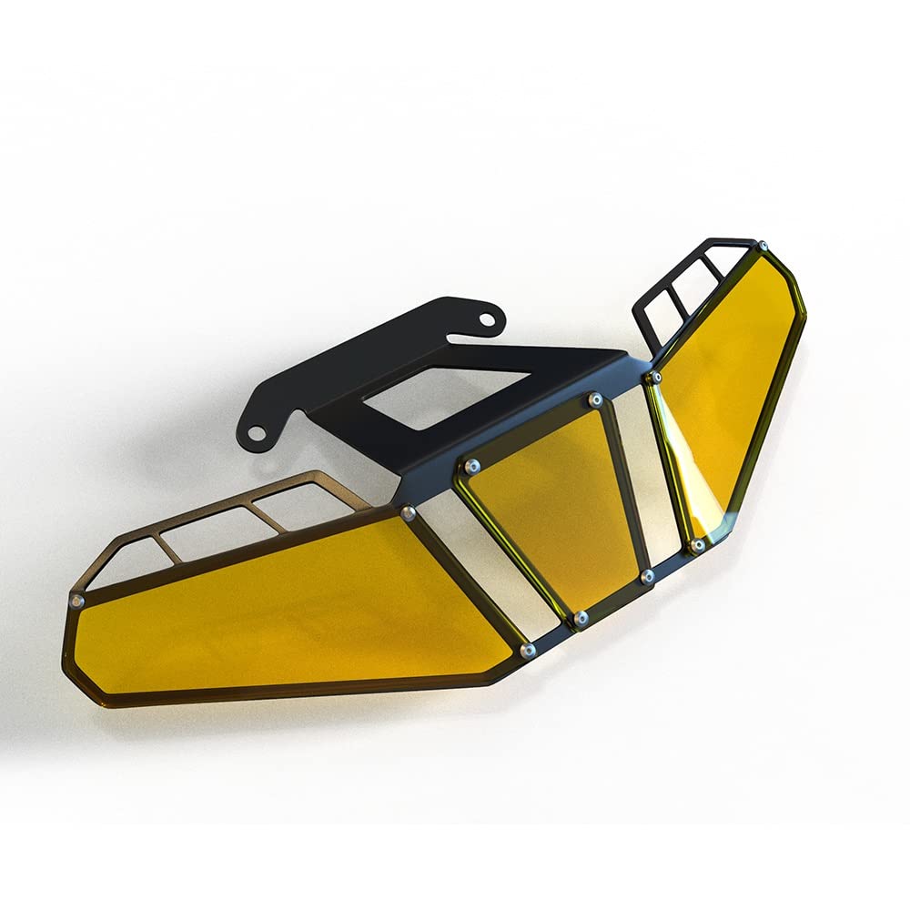 Griglia Protezione Faro Per Aprilia Tuareg 660 2022-2023 - In Alluminio, Antiurto