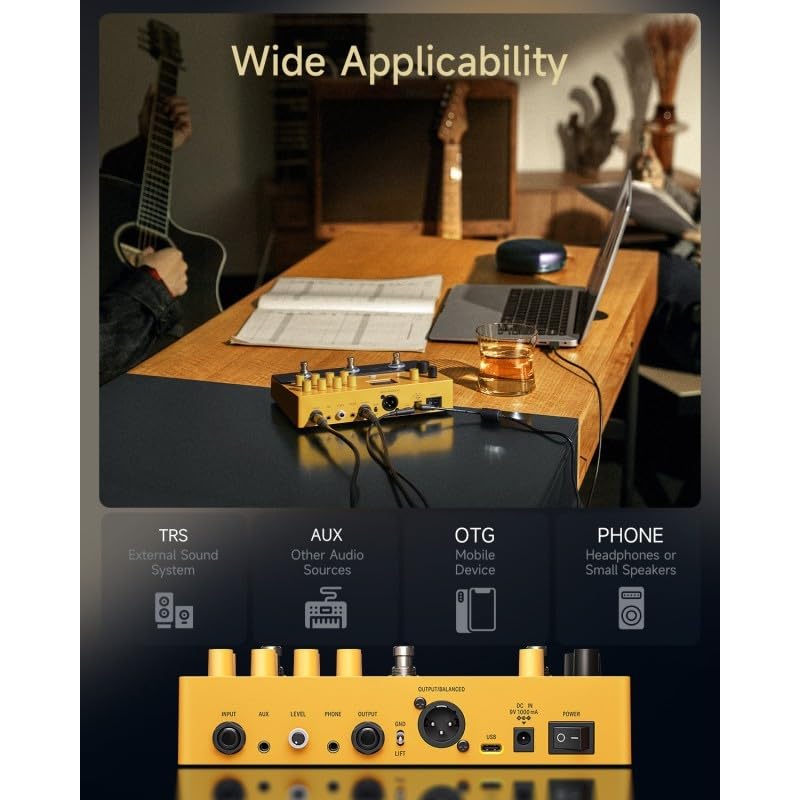 Amazon | Donner Acoustic Preamp Loop プリアンプ アコースティック
