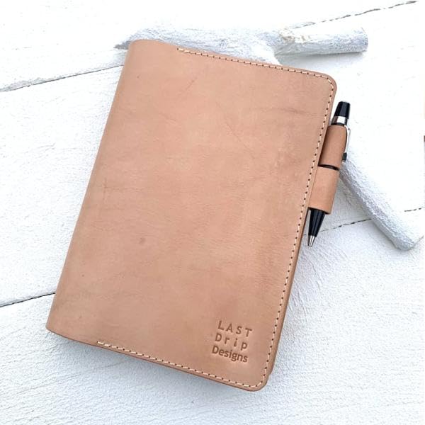 Amazon.co.jp: LAST Drip Designs 本革 手帳カバー A5 バタフライ
