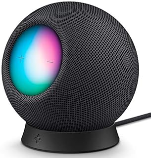 Spigen Silicone Fit Designed for HomePod Mini Stand Home Pod Mini Speaker Holder Bracket Mount - Black