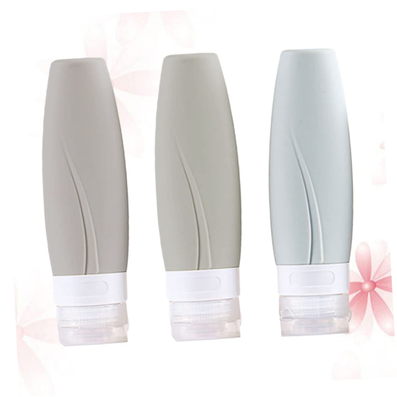 FOMIYES 9 Pz Bottiglie Di Lozione Bottiglie Da Viaggio Per Articoli Da Toeletta Da Toilette Da Viaggio Comprimibili io in Silicone Conservazione iare