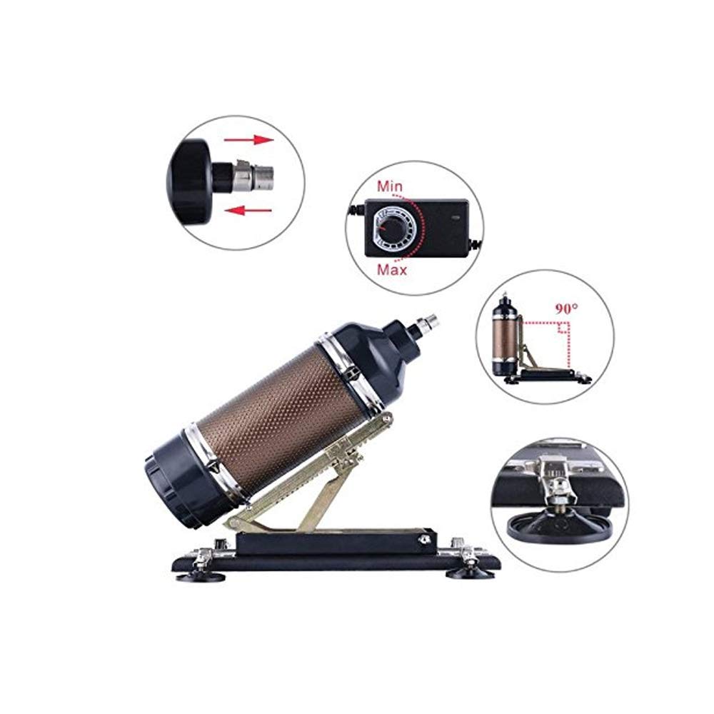 Macchina del sesso con dildo, macchina automatica per uomini e donne, macchina per l'amore con 6 clip, prodotto sessuale per coppie,A