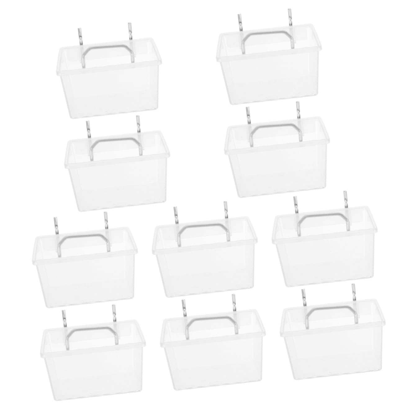 Boîte de rangement plastique pour clous et vis sur panneau atelier