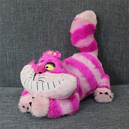 Ruiodr Rare Grande Alice Au Pays Des Merveilles Cheshire Chat Rose Mignon Stuff En Peluche Jouet Poupee Enfants Collection De Cadeaux De Noel Amazon Fr Cuisine Maison