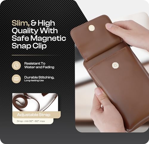 Image of Claasico Crossbody Phone Purse for Women - RFID Phone Case Wallet w /Magnetic Closure & Separate Zipper Pocket Crossbody Bag