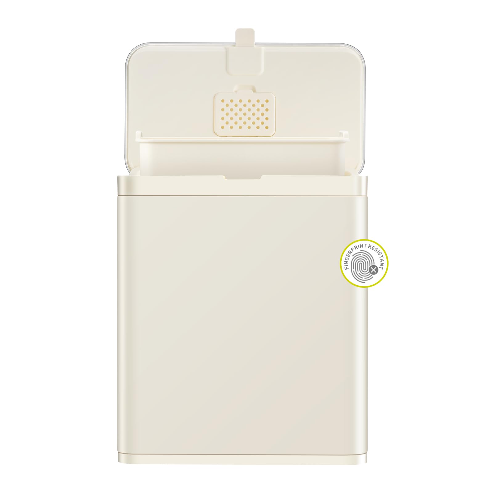 Photo 1 of EKO Kitchen Compost Bin Countertop, 7L / 1.85 Gal Stainless Steel Compost Bin with Removable Inner Bucket and Deodorizer Compartment, 2 in 1 Countertop Compost Bin with Lid, Food Waste Compost Caddy White