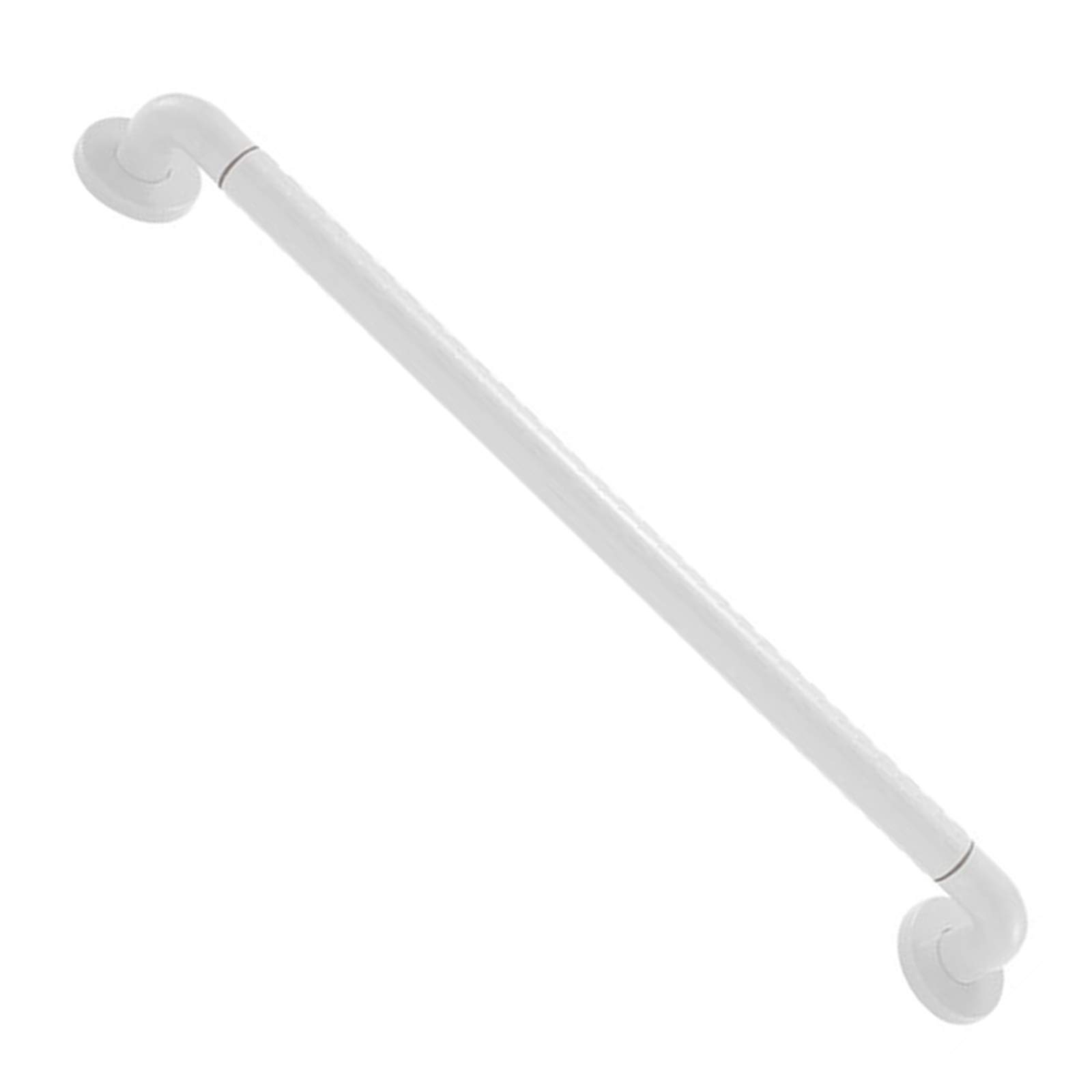 Bagno Maniglia Disabili di Sostegno Corrimano, Maniglione per Vasca da Bagno/Doccia/WC, Sicurezza per Disabiliti Gravida Bambini, Fatto di Acciaio Inossidabile e Nylon,White-70cm
