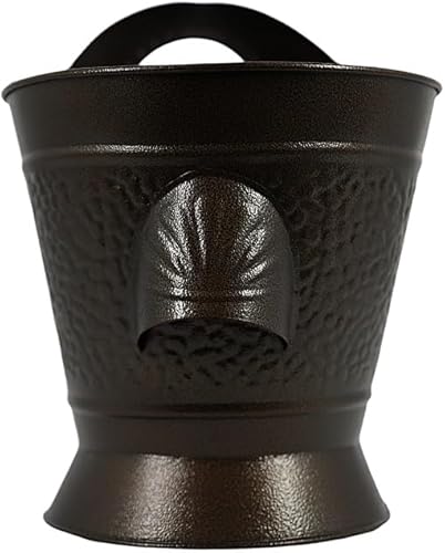 Miniatura 9 de Pellethead Coal Hod - Perfecto para cenizas de chimenea y estufa de pellets, con atractivo decorativo y fácil llenado de tolva (negro)