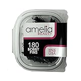 180 Bobby Pins in a Recloseable Container (Black)