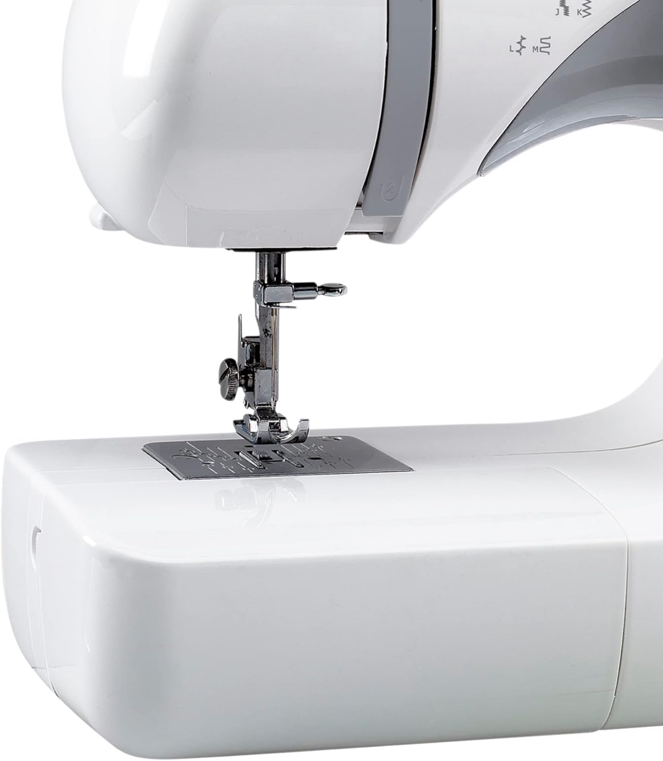 JATA JSMC5217 Maquina de Coser con 13 Diseños de Puntada, Pespunte y Zigzag. Ojal en 4 Tiempos con Pedal Portátil. Incluye accesorios. Diseño Compacto. Bajo Peso