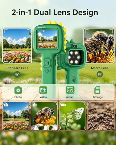 Microscope Camera for Kids Gifts Toys- Handheld Pocket Microscope Autofocus - image 6