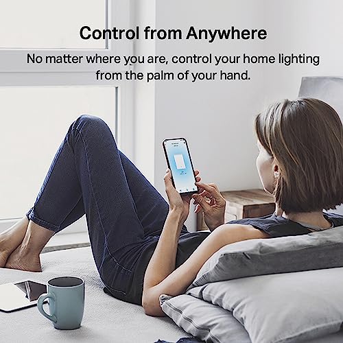 TP-Link Tapo S210 Smart Light Switch 1 Gang 1 Way, Remote and Voice Control,Away Mode,No Neutral Required,Battery included,Work with Alexa & Google home, Tapo Hub Required sold separately 5 51BPZBT3N+L