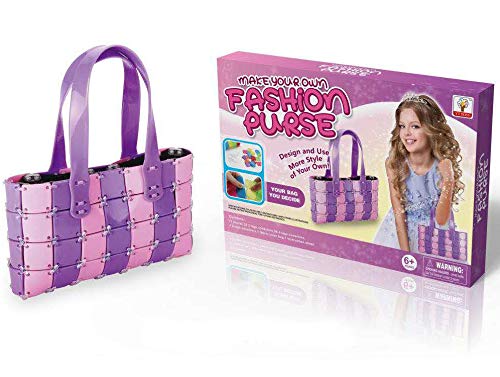 Nuffunx DIY Bags for Kids, DIY Toys for Girls, Handmade Handbags for Children, Arts and Crafts Toys Kits, Birthday Party Gifts, Make Your Own Fashion Purse