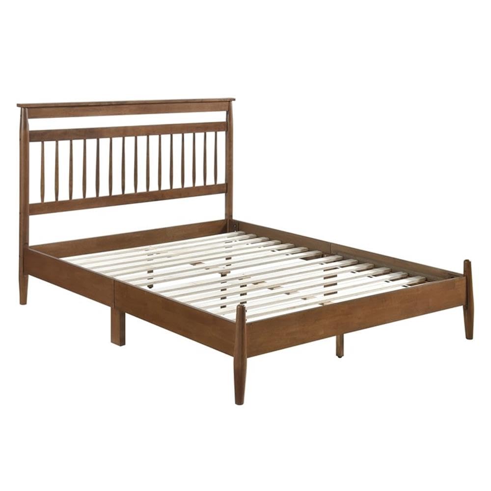 Amazon.com: Lexicon Arlo Wood Queen Platform Bed in Chestnut