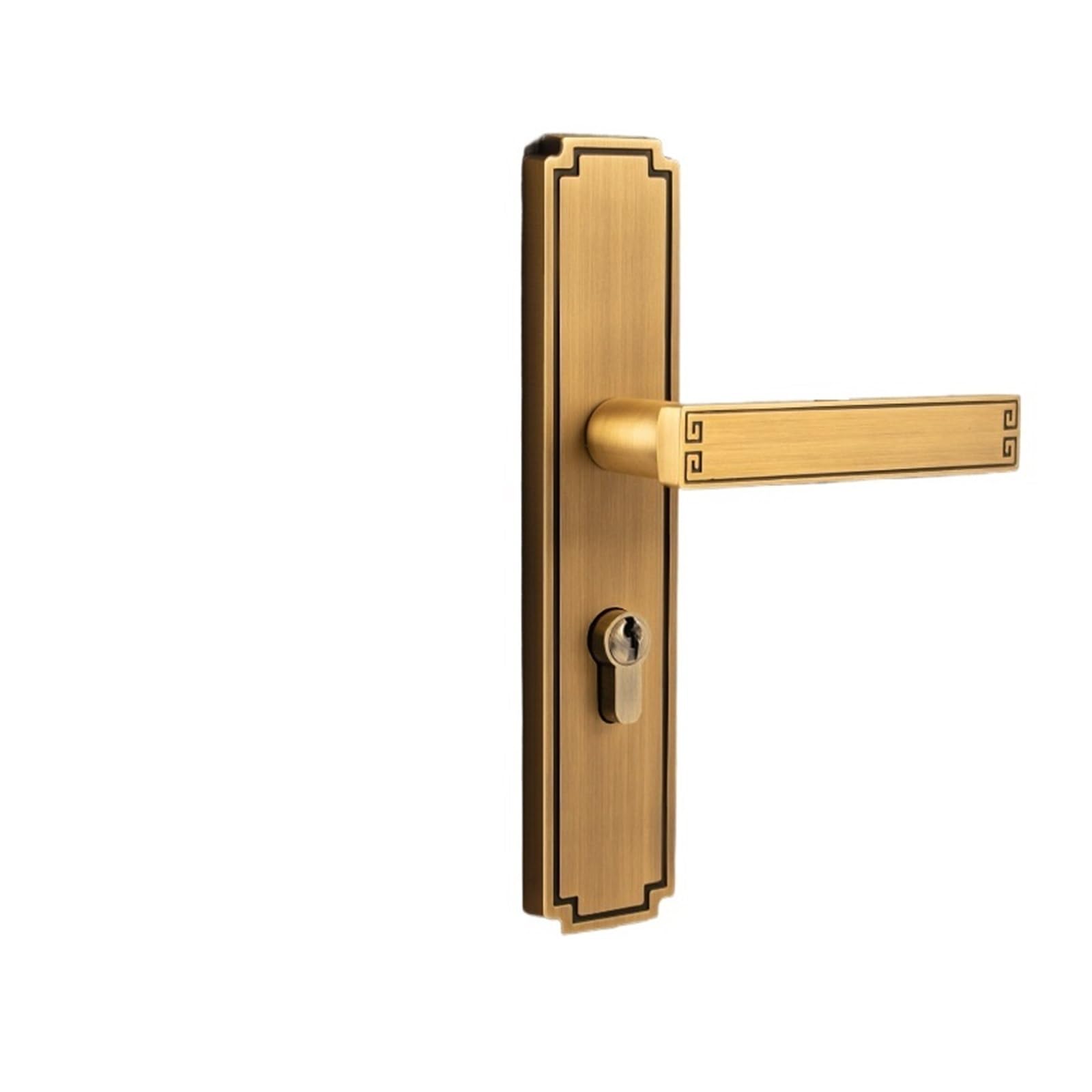 Aepqbgqj One Color Chinese Style Pure Copper Door Lock For Bedroom Silent, Magnetic