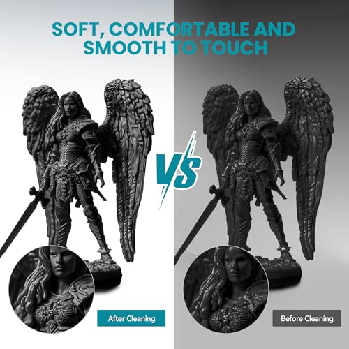 Image of SUNLU Flexible 3D Printer Resin 2KG, 70A 3D Printing Resin for Printing Soft and Flexible Items, Bendable and Not Brittle, Fast Curing 405nm UV Photopolymer Resin. (2000G Gray)
