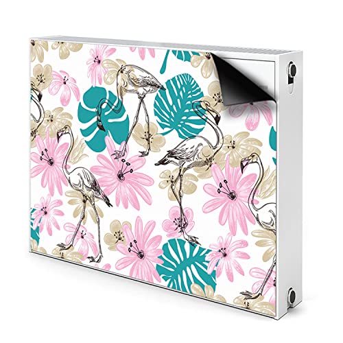 Cache aération magnétique 90x60cm et panneau décoratif rose pour radiateur plat - 2