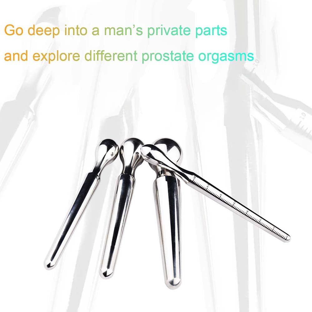 preni Dilatatore Uretrale da Uomo in Acciaio Inox, Sonda Uretrale con segni di Scala Asta Uretrale Dilatatoreper Pene Pene Plug per Uomini, Giocattoli Sessuali dell'uretra Maschile