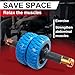 Ab Roller Wheel for Full-Body Workout Compact Abdominal and Core Exercise Wheel for Home Use