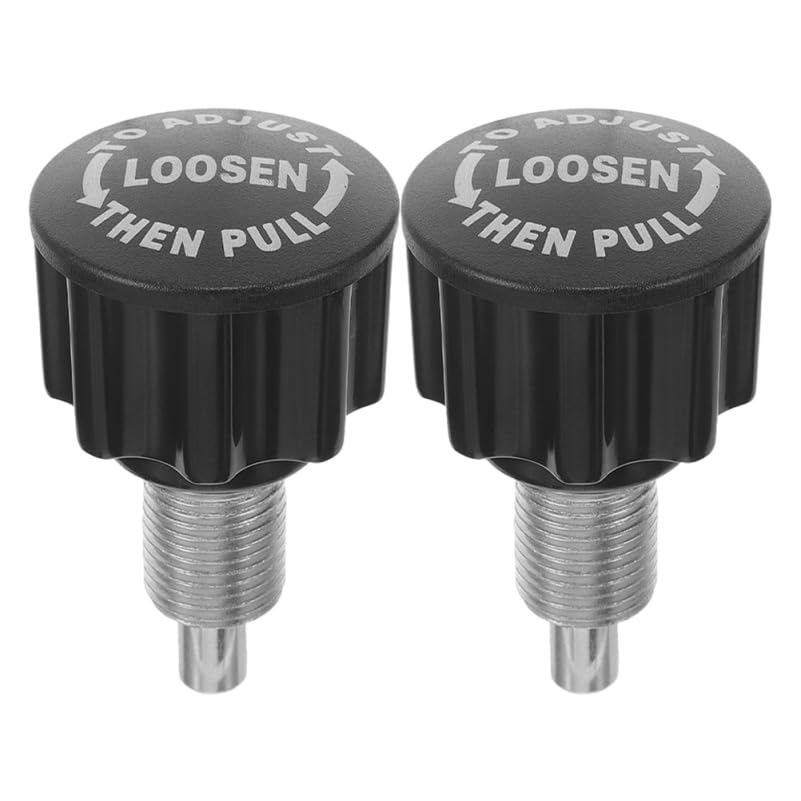 Toddmomy Exercise Bike Replacement Parts Pull Pin Spring Knob Fitness Equipment Ball Knob Replacement for Weight Bench and Gym Machines 2 Pieces
