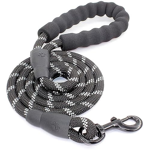 Mascotas, Pet Products VANER | Correa para Perro 1.5m - Negro | Perros Grande, Mediano y Pequeño - Cuerda con Mango de Control Resistente y Suave | Accesorios para Perro - Correa de...