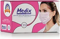 MASCARA TRIPLA C/ ELASTICO MEDIX C/50UN