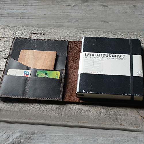 Carnet de notes rechargeable cuir vintage rétro A5 couverture journal