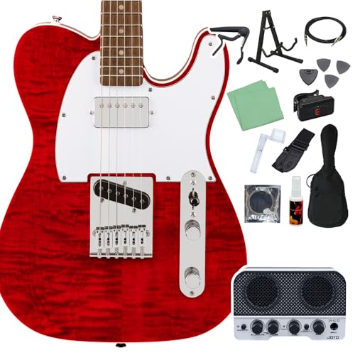 Squier by Fender Affinity Series Telecaster FMT SH Crimson Red Transparent GLM^[S14_Zbg yBluetoothڃ~jAvtz eLX^[ tCCv