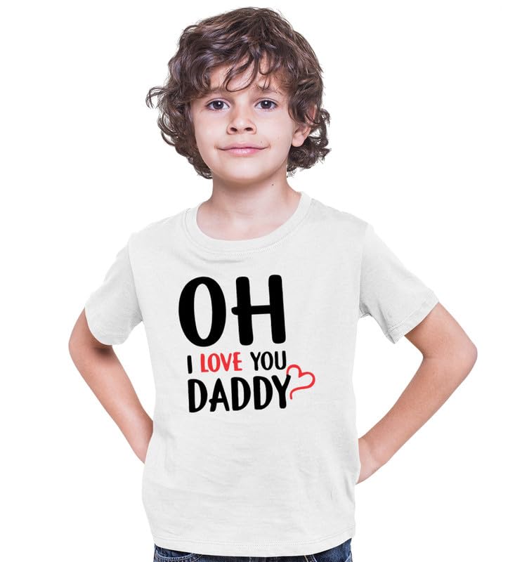 Image of INDISSH Father Son Matching Printed Cotton Tshirt Combo - FS-06-COM-PAR