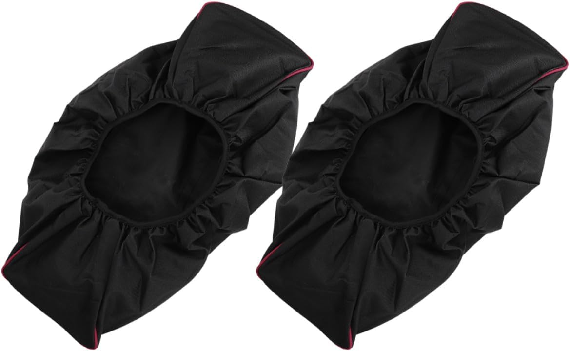 Didiseaon 2pcs Heavy Duty Winch Covers Breathable Oxford Fabric Protective Covers with Elastic Band for Outdoor Electric Winch Protection